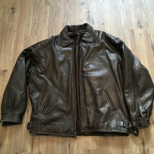 Men's Brown Leather Jacket